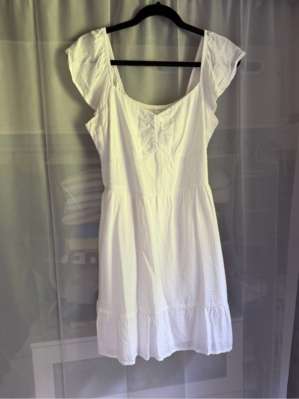 White Women's Summer Sundress Hollister